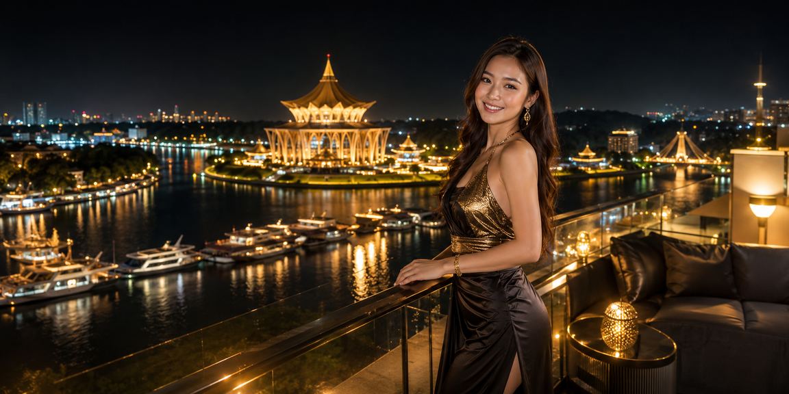 Hiburan kasino bergaya Melayu di Sarawak dengan tema tempatan